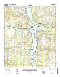 Cobb Georgia Current topographic map, 1:24000 scale, 7.5 X 7.5 Minute, Year 2014
