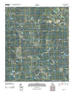 Cogdell Georgia Historical topographic map, 1:24000 scale, 7.5 X 7.5 Minute, Year 2011