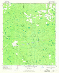 Cogdell Georgia Historical topographic map, 1:24000 scale, 7.5 X 7.5 Minute, Year 1968