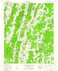 Cohutta Georgia Historical topographic map, 1:24000 scale, 7.5 X 7.5 Minute, Year 1960