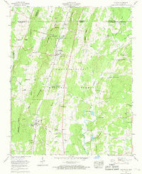 Cohutta Georgia Historical topographic map, 1:24000 scale, 7.5 X 7.5 Minute, Year 1960