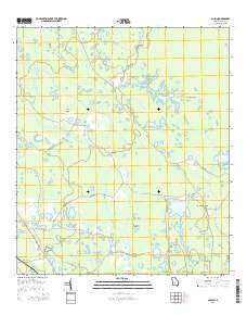 Colon Georgia Current topographic map, 1:24000 scale, 7.5 X 7.5 Minute, Year 2014