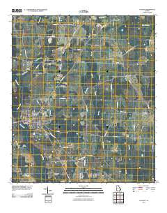 Colquitt Georgia Historical topographic map, 1:24000 scale, 7.5 X 7.5 Minute, Year 2011