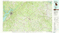 Commerce Georgia Historical topographic map, 1:100000 scale, 30 X 60 Minute, Year 1979