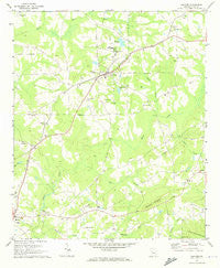 Concord Georgia Historical topographic map, 1:24000 scale, 7.5 X 7.5 Minute, Year 1971