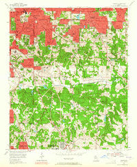 Conley Georgia Historical topographic map, 1:24000 scale, 7.5 X 7.5 Minute, Year 1954