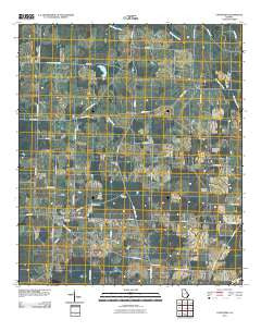 Cooktown Georgia Historical topographic map, 1:24000 scale, 7.5 X 7.5 Minute, Year 2011
