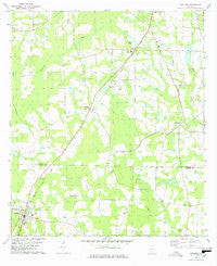 Coolidge Georgia Historical topographic map, 1:24000 scale, 7.5 X 7.5 Minute, Year 1978