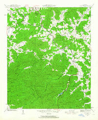 Coosa Bald Georgia Historical topographic map, 1:24000 scale, 7.5 X 7.5 Minute, Year 1938