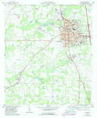 Cordele Georgia Historical topographic map, 1:24000 scale, 7.5 X 7.5 Minute, Year 1974