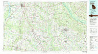 Cordele Georgia Historical topographic map, 1:100000 scale, 30 X 60 Minute, Year 1981