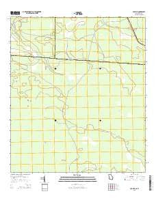 Council Georgia Current topographic map, 1:24000 scale, 7.5 X 7.5 Minute, Year 2014