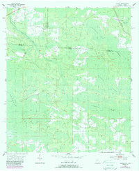 Council Georgia Historical topographic map, 1:24000 scale, 7.5 X 7.5 Minute, Year 1955