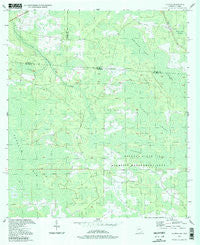Council Georgia Historical topographic map, 1:24000 scale, 7.5 X 7.5 Minute, Year 1994