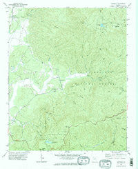 Crandall Georgia Historical topographic map, 1:24000 scale, 7.5 X 7.5 Minute, Year 1971