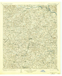 Crawfordville Georgia Historical topographic map, 1:125000 scale, 30 X 30 Minute, Year 1906