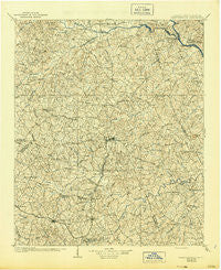 Crawfordville Georgia Historical topographic map, 1:125000 scale, 30 X 30 Minute, Year 1906