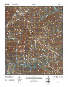 Culloden Georgia Historical topographic map, 1:24000 scale, 7.5 X 7.5 Minute, Year 2011