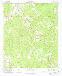 Culloden Georgia Historical topographic map, 1:24000 scale, 7.5 X 7.5 Minute, Year 1974