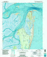 Cumberland Island North Georgia Historical topographic map, 1:24000 scale, 7.5 X 7.5 Minute, Year 1993