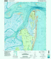 Cumberland Island North Georgia Historical topographic map, 1:24000 scale, 7.5 X 7.5 Minute, Year 1998