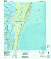 Cumberland Island South Georgia Historical topographic map, 1:24000 scale, 7.5 X 7.5 Minute, Year 1994