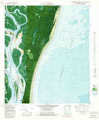 Cumberland Island South Georgia Historical topographic map, 1:24000 scale, 7.5 X 7.5 Minute, Year 1979