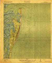 Cumberland Island Georgia Historical topographic map, 1:62500 scale, 15 X 15 Minute, Year 1918