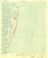 Cumberland Island Georgia Historical topographic map, 1:62500 scale, 15 X 15 Minute, Year 1930