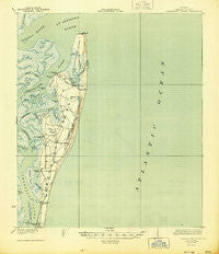 Cumberland Island Georgia Historical topographic map, 1:62500 scale, 15 X 15 Minute, Year 1930