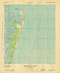 Cumberland Island Georgia Historical topographic map, 1:62500 scale, 15 X 15 Minute, Year 1945