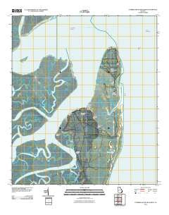Cumberland Island North Georgia Historical topographic map, 1:24000 scale, 7.5 X 7.5 Minute, Year 2011