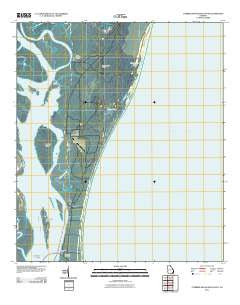 Cumberland Island South Georgia Historical topographic map, 1:24000 scale, 7.5 X 7.5 Minute, Year 2011