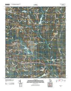 Daisy Georgia Historical topographic map, 1:24000 scale, 7.5 X 7.5 Minute, Year 2011