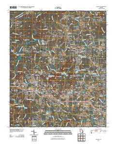 Dallas Georgia Historical topographic map, 1:24000 scale, 7.5 X 7.5 Minute, Year 2011