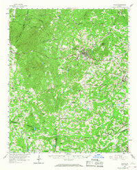 Dallas Georgia Historical topographic map, 1:62500 scale, 15 X 15 Minute, Year 1958