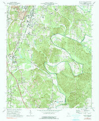 Dalton South Georgia Historical topographic map, 1:24000 scale, 7.5 X 7.5 Minute, Year 1972