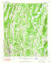 Dalton Georgia Historical topographic map, 1:62500 scale, 15 X 15 Minute, Year 1938
