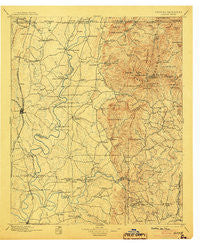 Dalton Georgia Historical topographic map, 1:125000 scale, 30 X 30 Minute, Year 1897