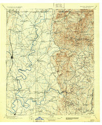 Dalton Georgia Historical topographic map, 1:125000 scale, 30 X 30 Minute, Year 1897