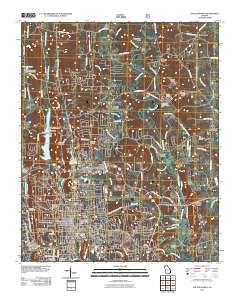 Dalton North Georgia Historical topographic map, 1:24000 scale, 7.5 X 7.5 Minute, Year 2011