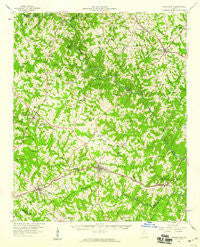 Danielsville Georgia Historical topographic map, 1:62500 scale, 15 X 15 Minute, Year 1958