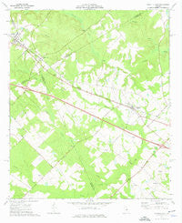 Danville East Georgia Historical topographic map, 1:24000 scale, 7.5 X 7.5 Minute, Year 1974