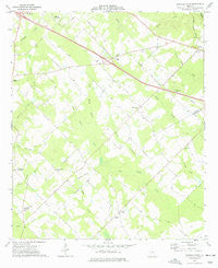 Danville West Georgia Historical topographic map, 1:24000 scale, 7.5 X 7.5 Minute, Year 1974