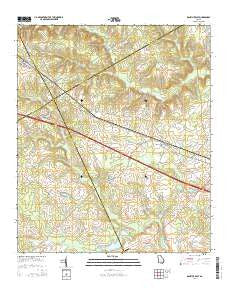Danville East Georgia Current topographic map, 1:24000 scale, 7.5 X 7.5 Minute, Year 2014