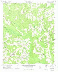 Davisboro SE Georgia Historical topographic map, 1:24000 scale, 7.5 X 7.5 Minute, Year 1973