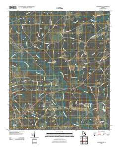 Davisboro SE Georgia Historical topographic map, 1:24000 scale, 7.5 X 7.5 Minute, Year 2011