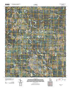 Dawson Georgia Historical topographic map, 1:24000 scale, 7.5 X 7.5 Minute, Year 2011