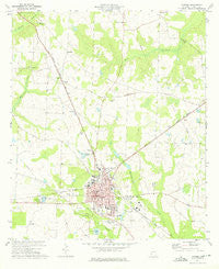 Dawson Georgia Historical topographic map, 1:24000 scale, 7.5 X 7.5 Minute, Year 1973