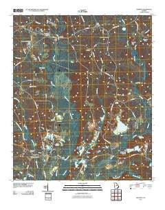 Deepstep Georgia Historical topographic map, 1:24000 scale, 7.5 X 7.5 Minute, Year 2011